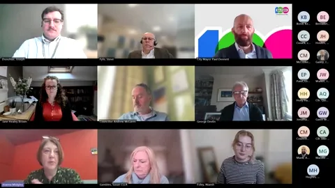 Greater Manchester Housing First, Planning and Infrastructure Commission poster