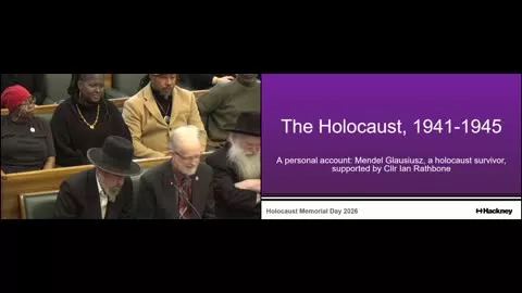 Holocaust Memorial Day poster