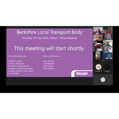 Berkshire Local Transport Body poster